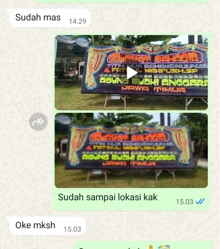 Pengiriman Papan Bunga Rangkasbitung