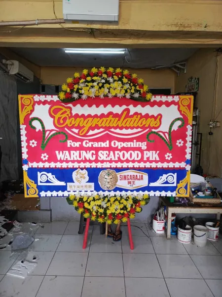 Papan Bunga Ucapan Selamat Rangkasbitung