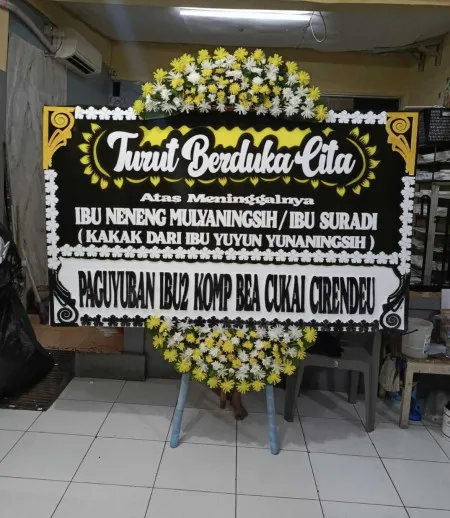 Papan Bunga Duka Rangkasbitung